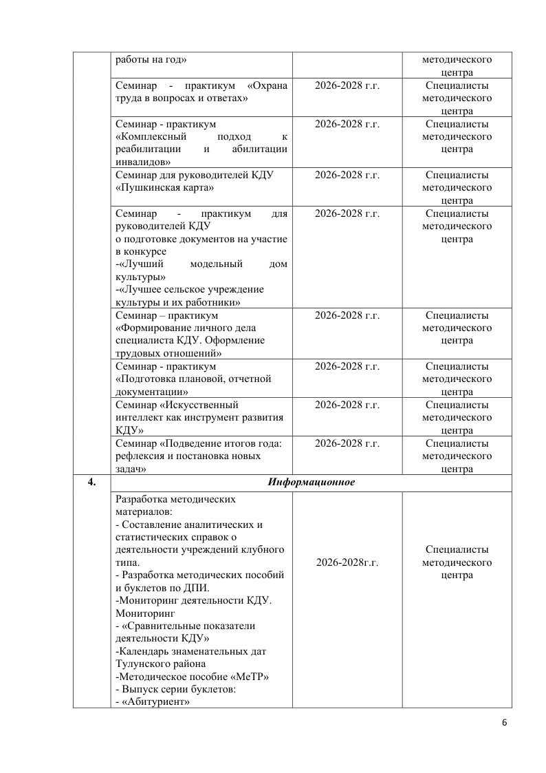 План график